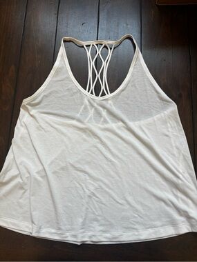 lululemon athletica White Strappy Back Tank